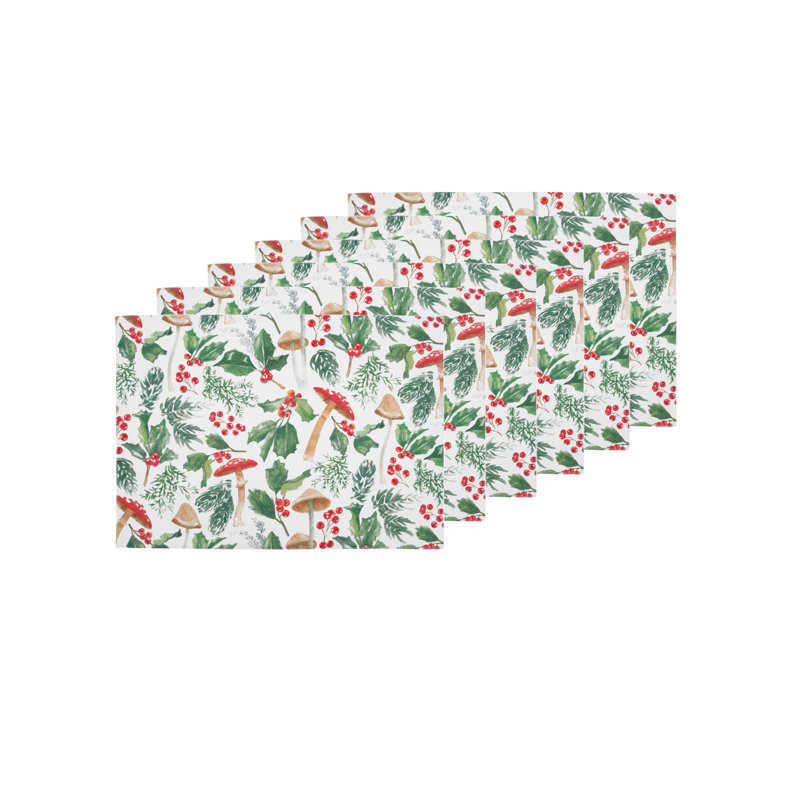 Mushroom Meadow Placemat S/6