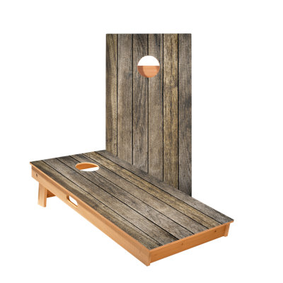 Grands panneaux de cornhole en bois à grand panneau