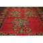 Tapis rouge ruby à tissage plat laine fait main Tidworth