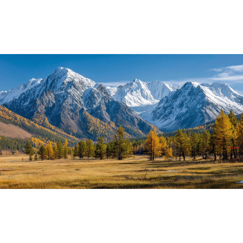Art mural sur toile Alpine Alpine Ridge, H 20 po x l 40 po