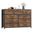 Commode 10 tiroirs, tiroirs de rangement en tissu pour garde-robe-104901916