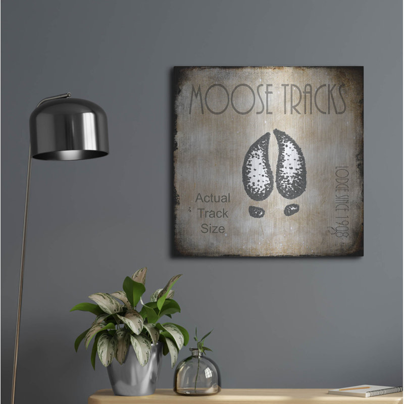 "Moose Lodge 2 - Moose Tracks 2" par Lightbox Journal, H 24 po x l 24 po