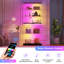 5-Tier Tempered Glass Display Cabinet with Motion Sensor RGB Lights-1479731471