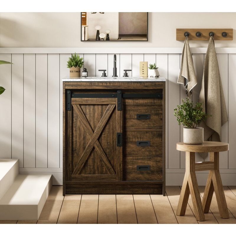 Boden 30 inch Single Bathroom Vanity, Expresso