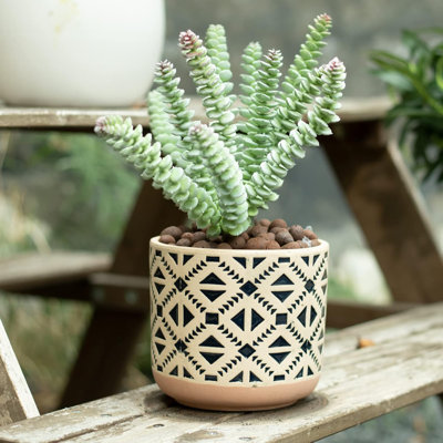 Pot de fleurs 4 "Mid-Century