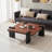 Walnut-Colored MDF Coffee Table