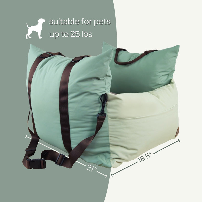 Lit de voyage pour animal simple Marco, sauge, Sauge
