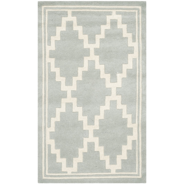 Carolene Hand Tufted Wool Geometric Rug