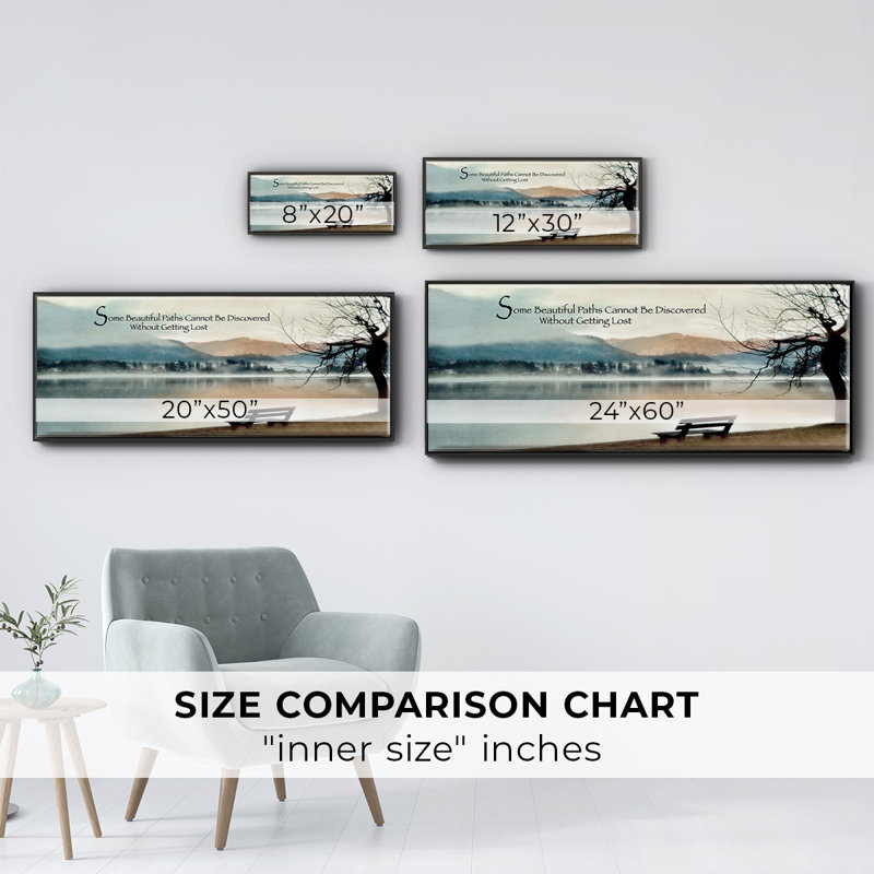 Beautiful Paths- Framed Canvas