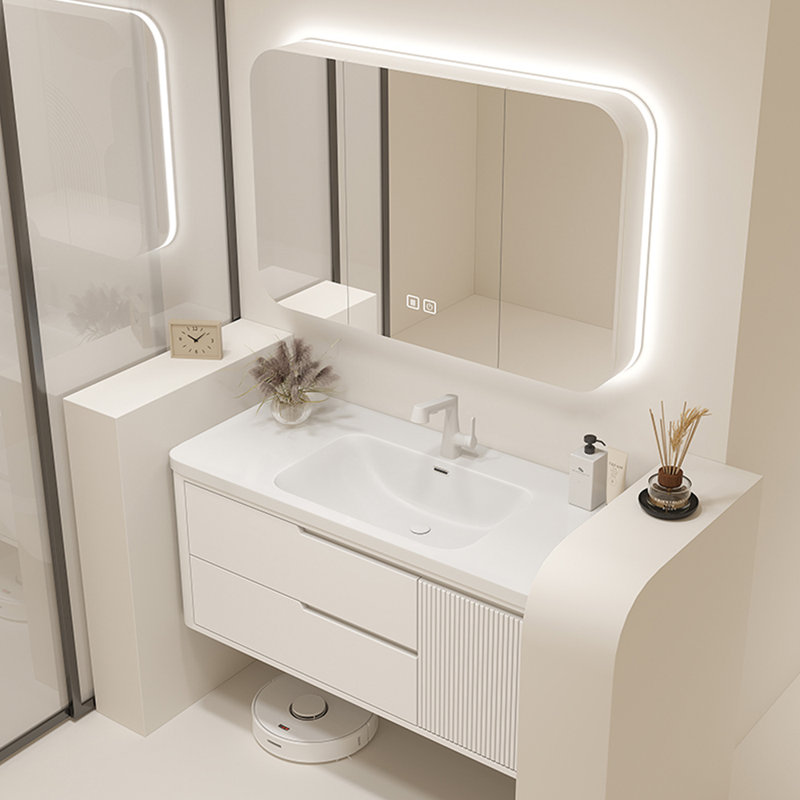 Modern cream style bathroom cabinet, Cream