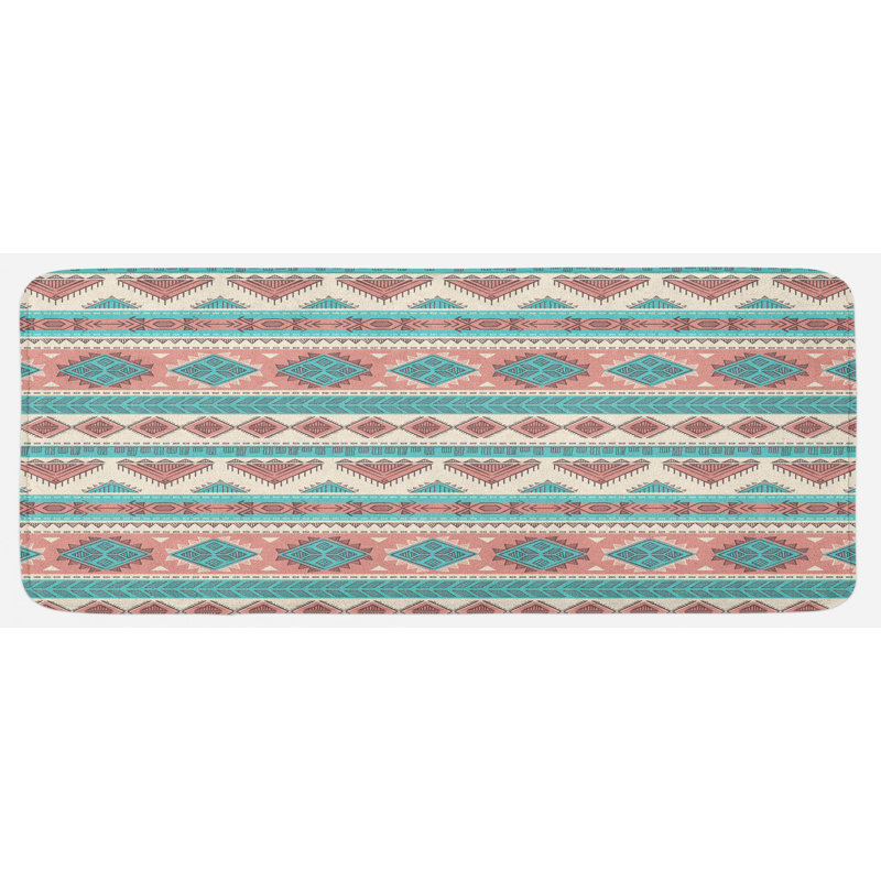 Tapis de cuisine tribal