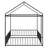 Metal Bed House Bed Frame With Fence-1722144320