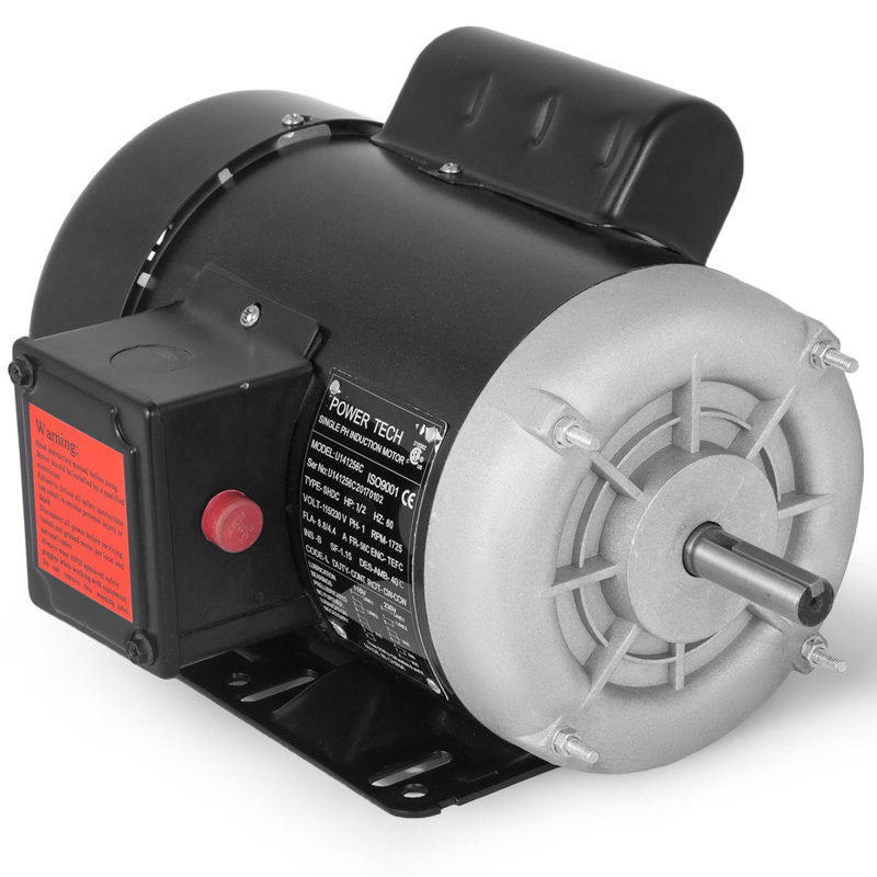 Moteur électrique à compresseur, 3/4 HP, vitesse nominale 1725 tr / min simple