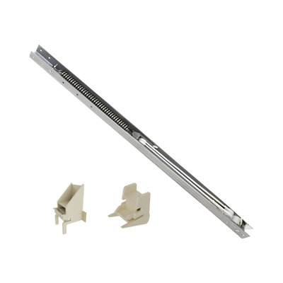 EE07C578D2484FDFABFC2FDDF9CB667E Window Channel Balance 5 To 8 lbs Sash Weight 18" Channel Length With 60-501a Bottom And 60-508a Top Sash Guides Aluminum Finish