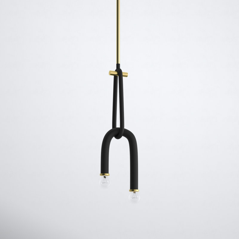 Rhea 2 - Light Unique/Statement Pendant, Aged Brass