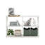 Nirujan 119.89cm W Plastic Shelving Unit