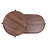 Walnut Brown Living Room Table With Scratch- And Waterproof Top Console Shelf Metal Base-361696633