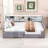 Spence Twin Upholstered Daybed with Storage and Side Shelf-1236638979