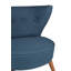Fauteuil à oreilles élégant, bleu sax, 31,5 po x 29,1 po x 29,1 po | Structure en bois massif et tissu 100% polyester | 32 mousses en mousse pour plus de confort | Facile à nettoyer | Parfait pour les décors scandinaves et les salons d'hôtel-1793148376