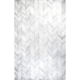 Tapis rectangulaire en peau de vache Bolme One-of-a-Kind