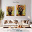 Portrait de femme sur toile-1566272213