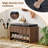 Pu Upholstered Shoe Storage Bench With A Drawer-679338765