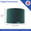 Soft Ribbed Corduroy Fabric Lamp Shade with Inner Matching Satin Lining-1884617209