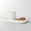 PILAR Stoneware Espresso Cup with Tray-35963335