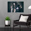 Japanese Woman With Sake Contemporary Wall Art Print 1 Piece Wrapped Canvas Wall Art-1891890250