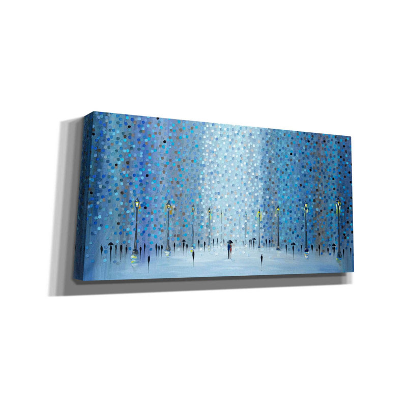 «When The Sky Fall» par Ekaterina Ermilkina, art mural sur toile, H 60 po x l 30 po x P 2 po