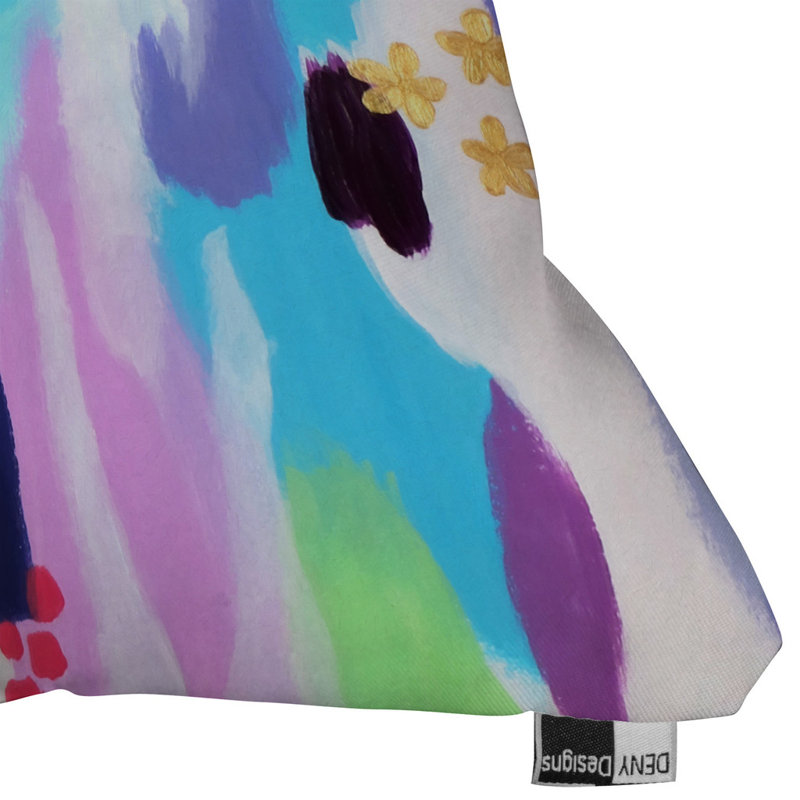 Coussin décoratif d’extérieur courage et notable, 16 po x 16 po
