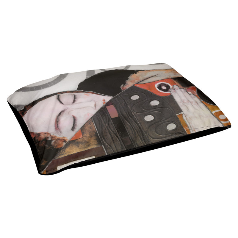 Coussin Carlile, Petit (L 29,5 po x l 19,5 po), Rouge / noir