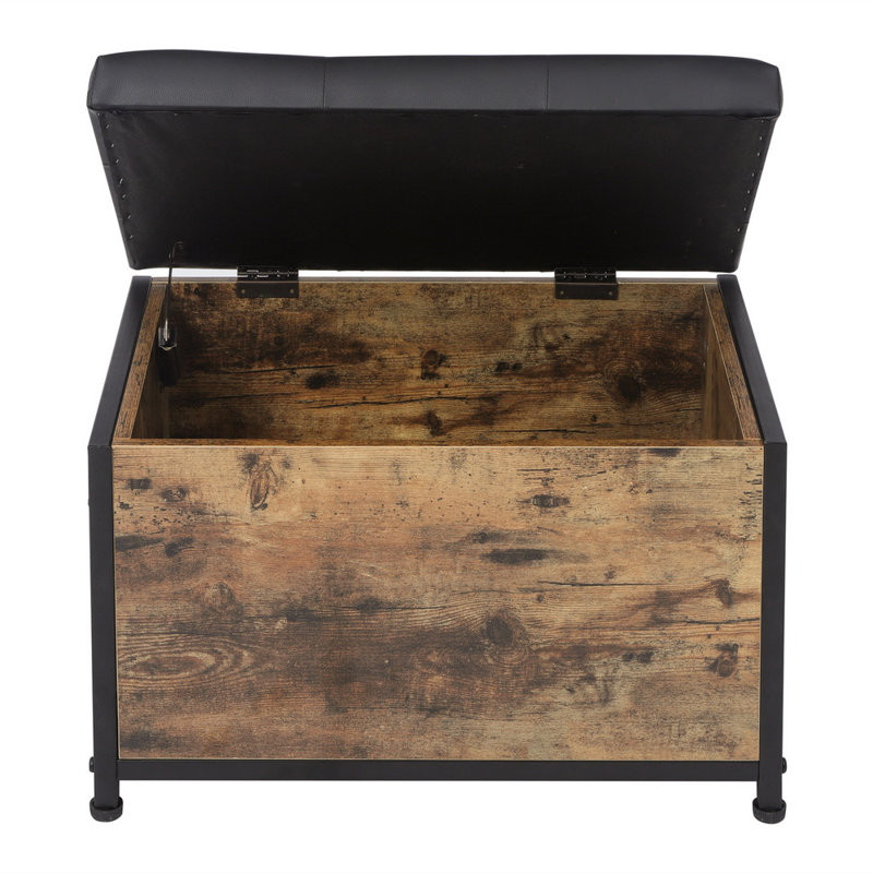 Banc de rangement Radele, H 15,75 po x l 23,62 po x P 15,75 po