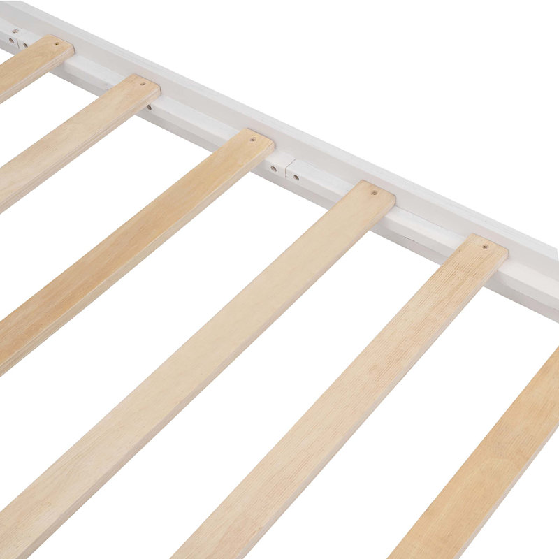 Hideshi Kids Bunk Bed with Trundle for Bedroom, Dorm, Adults, Twin, Gray