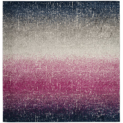 Christa Fuchsia/Navy Area Rug