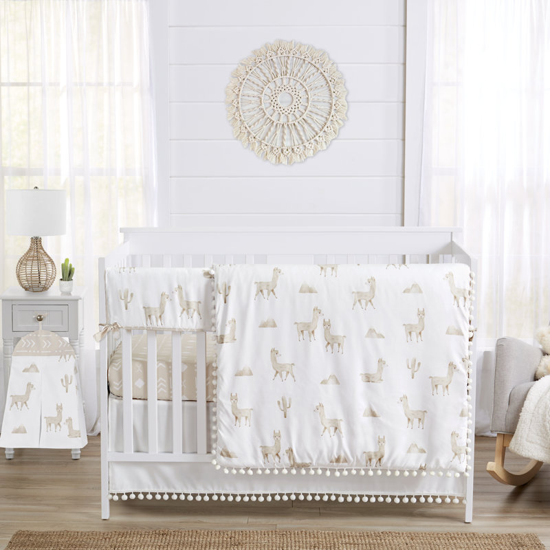 Volant de lit de bébé Boho