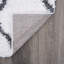 Tapis blanc à poils longs Sisson-1754900495
