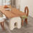 Creative solid wood dining table-108916673