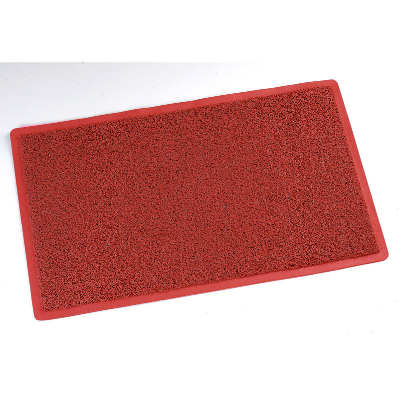 Kaetzel Doormat, 24" W x 36" L, Red