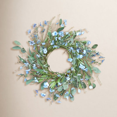 24" Handcrafted Floral Wreath