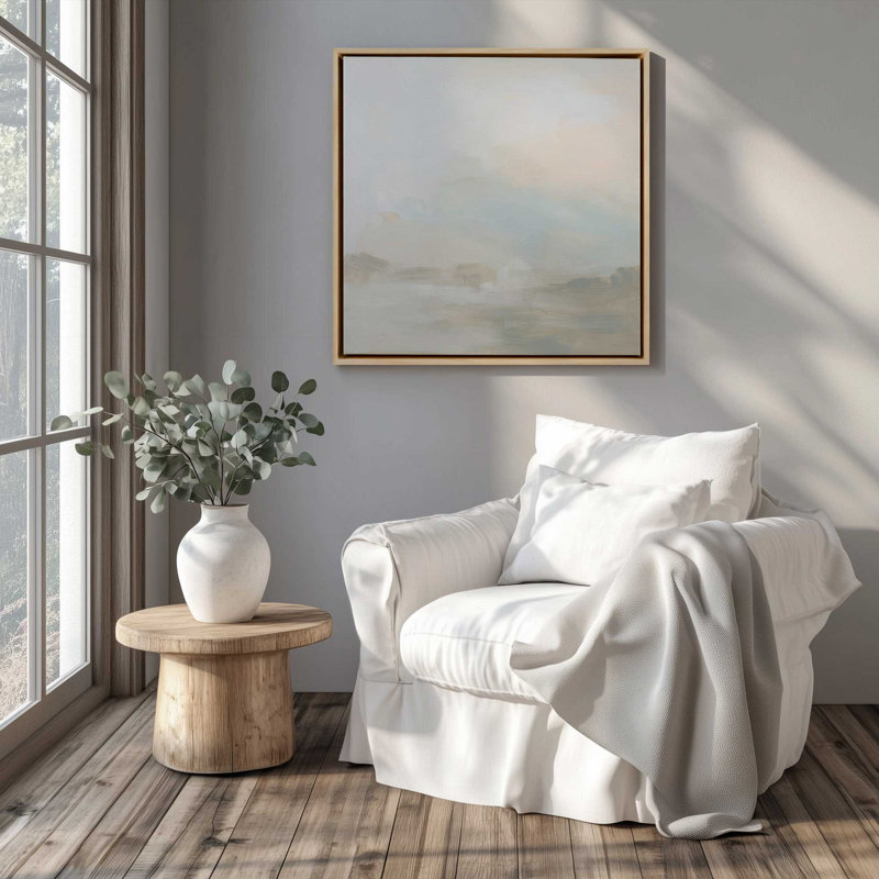 «Dawn's Soft Light II», H 12,75 po x l 12,75 po, Chrome poli