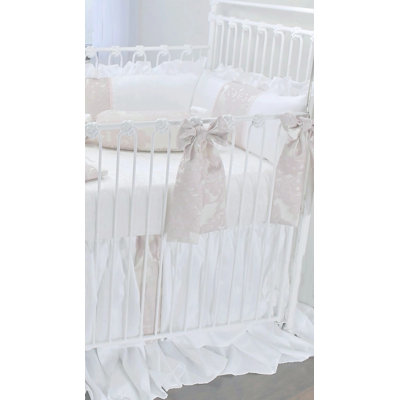 Volant de lit de bébé Blush Petal