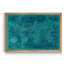 Carte du monde Azur-impression d’art graphique sur toile encadrée-1101701124-1101701127
