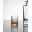 Set of 6 Glass Timeless Shot Glasses, 2.7 oz Amber Shade on the Bottom-1652894981