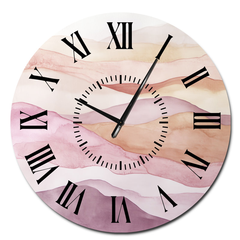 Horloge murale Glam Wave, Surdimensionné
