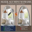 Très grand miroir de plancher arqué en métal pleine longueur avec support, miroir mural ou incliné pour chambre à coucher, salle de gym à domicile, salon, entrée-1200067746-1200067756