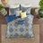 6 Piece Reversible Quilt Set with Throw Pillows, Blue, King/Cal King Size-119071300