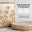 Valencia Collection Polyresin Bathroom Set Elegant Accessories for Christmas Modern Home Decor