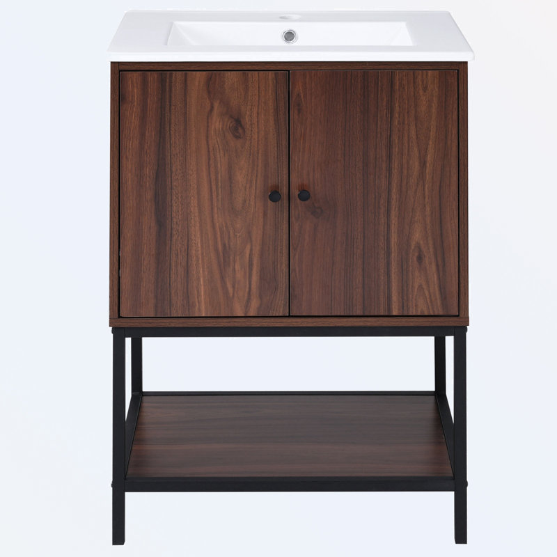 Chandace 24'' Single Bathroom Vanity with Top