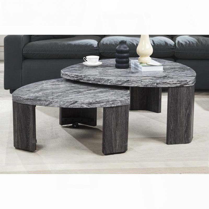 Ensemble de 2 tables basses gigognes 2 pièces